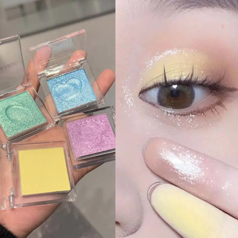 HERORANGE Waterproof Matte Glitter Eyeshadow Cream | 8 Colors Eyeshadow Cream PRIMED
