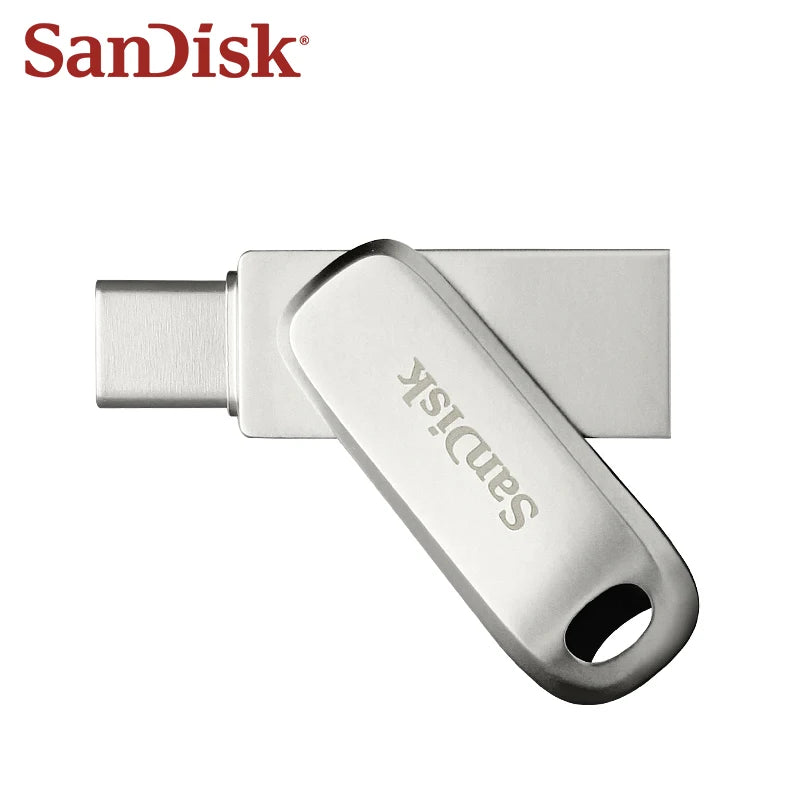 SanDisk Ultra Luxe USB-C 3.2 Dual Flash Drive 32GB–512GB USB Flash Drive PRIMED