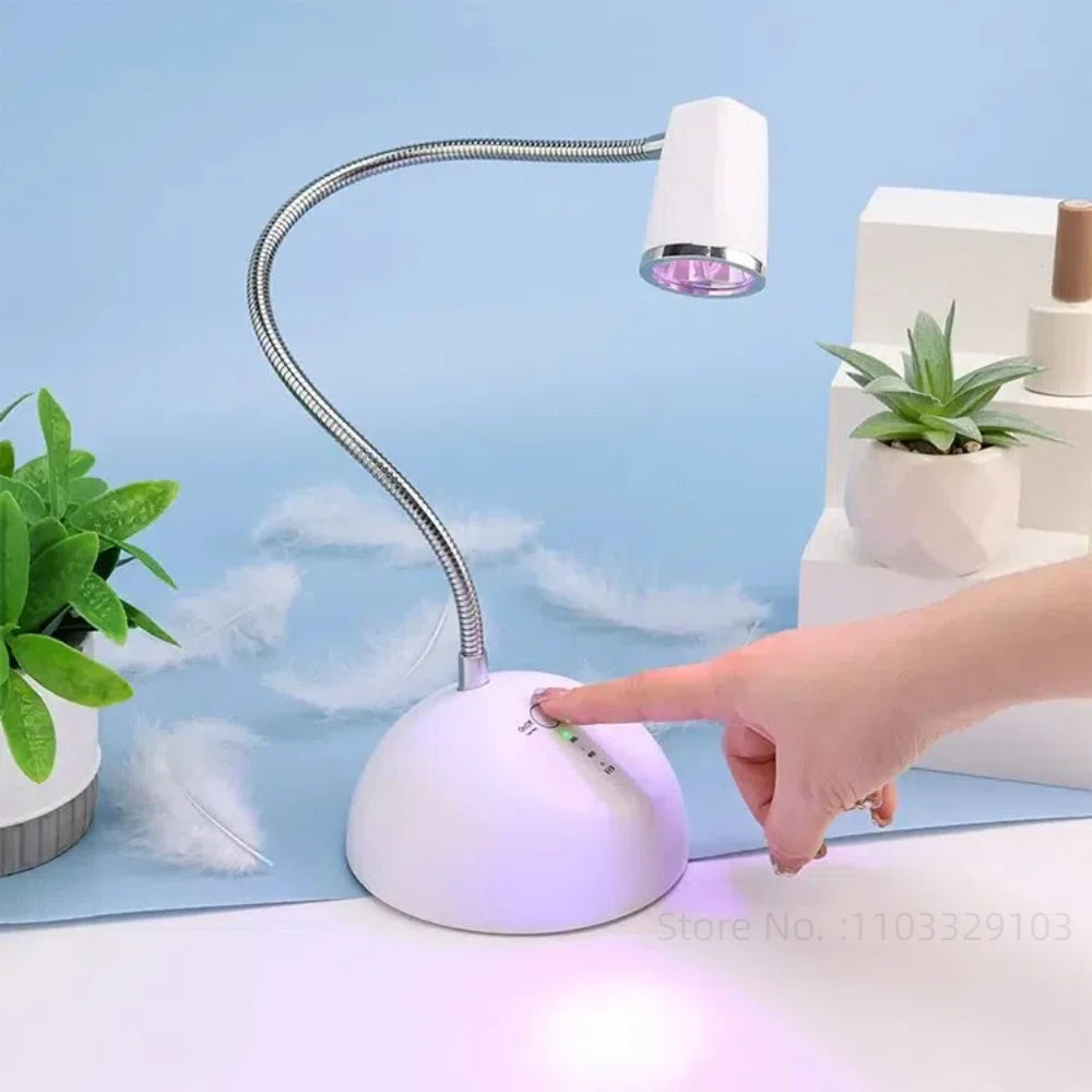 Portable UV LED Nail Lamp Dryer | USB Rechargeable Gel Light UV LED Nail Lamp PRIMED