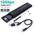 M.2 SSD Enclosure NVMe SATA Dual Protocol USB-C Adapter SSD Enclosure PRIMED NVME SATA 10Gbps China Mainland