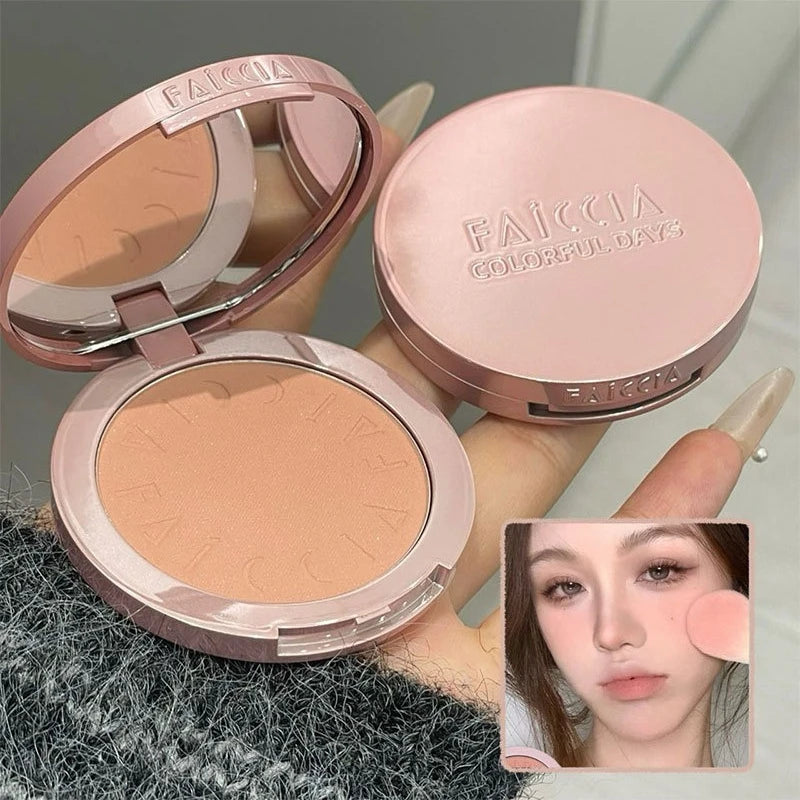 Matte Blush Powder – Buildable Silky Natural Flush Cheek Color Matte Blush Powder PRIMED