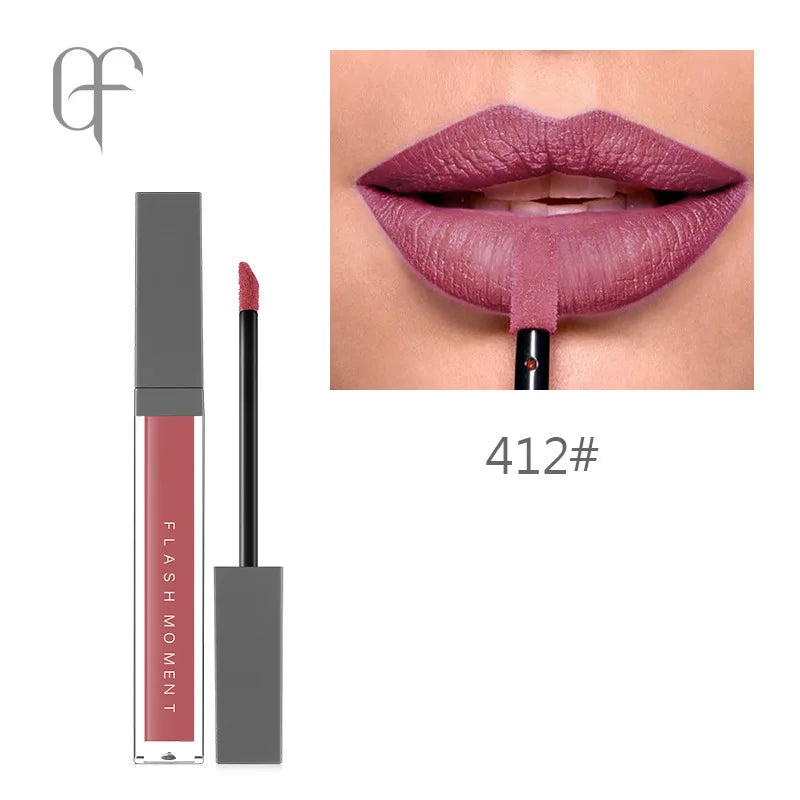 Pudaier 16 Colors Matte Liquid Lipstick – Waterproof Lip Gloss