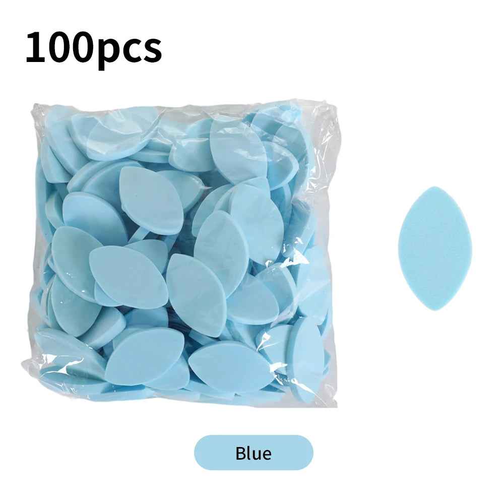 100Pcs Soft Sponge Lash Extension Pads – Reusable Practice Kit Eyelash Extension Pads PRIMED Blue