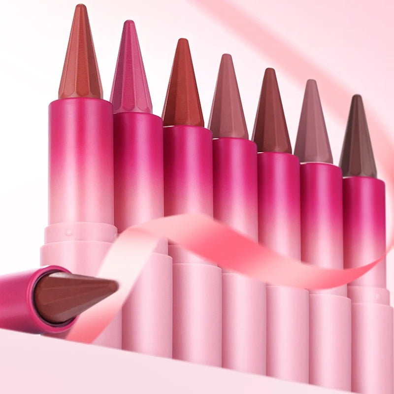 Pudaier 8-Color Matte Velvet Lipstick – Long Lasting & Moisturizing