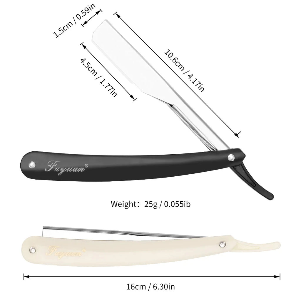 Vintage Folding Straight Razor 25g – Detachable Half-Blade Shaver
