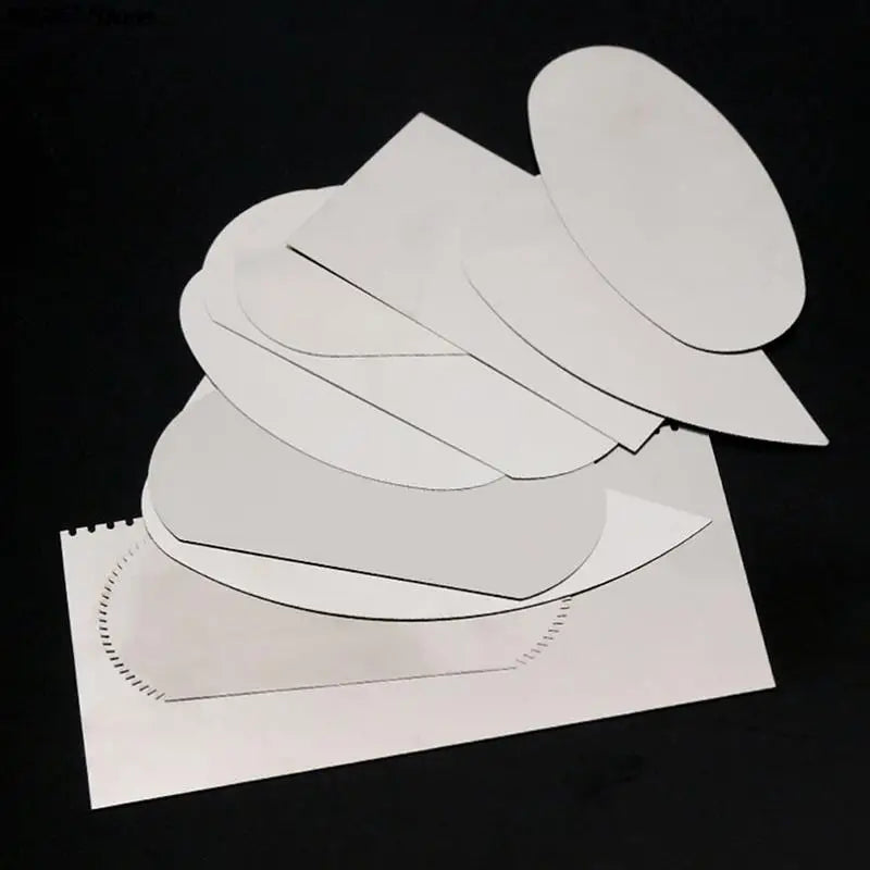 10 Pcs Stainless Steel Clay Scrapers – Pottery Sculpting Tools