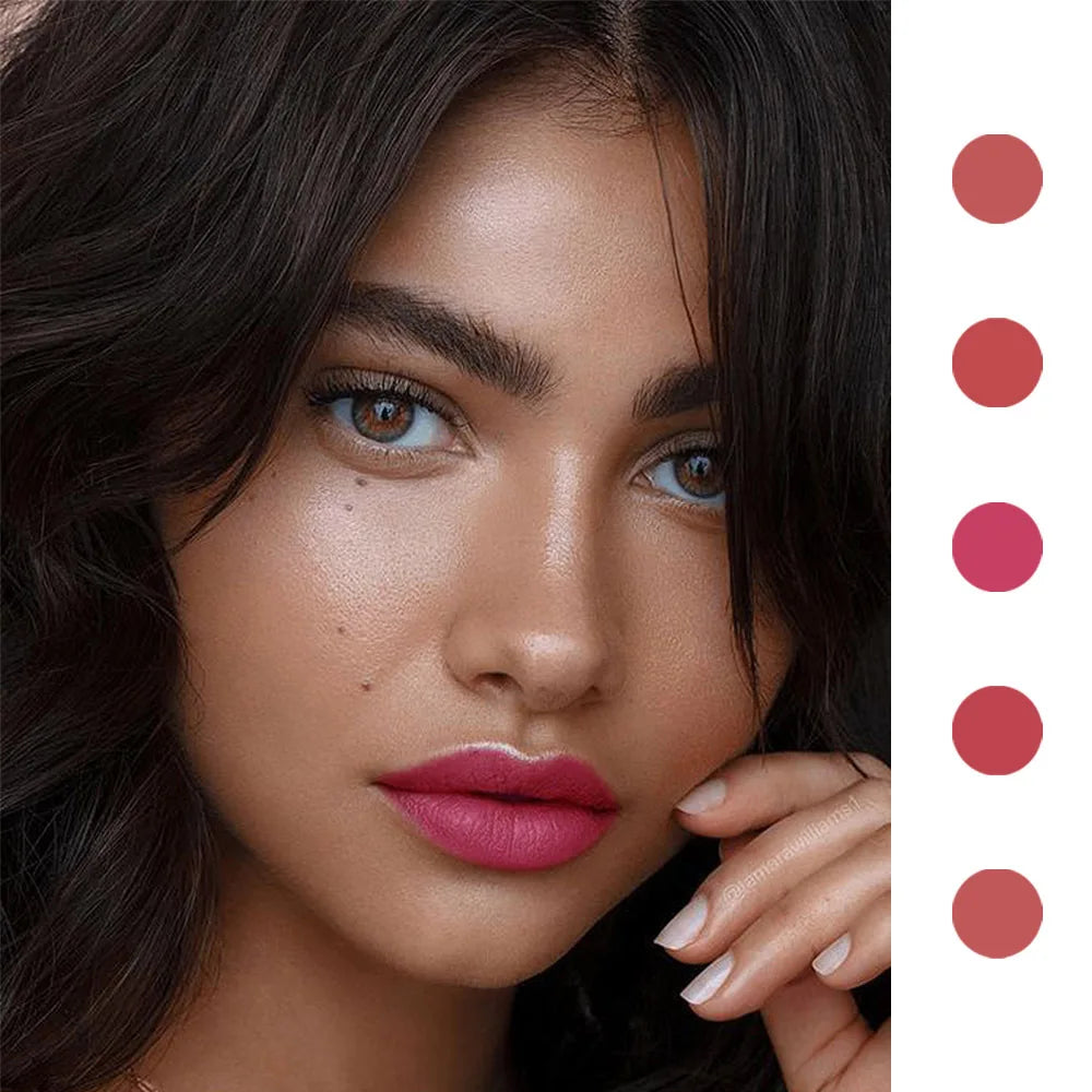 DNM Matte Liquid Lipstick 19 Colors – Waterproof Velvet Lip Tint Liquid Lipstick PRIMED