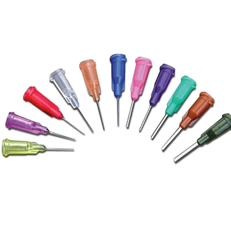 10Pcs Dispensing Needle Tips 14GA–27GA | Liquid Syringe Needles