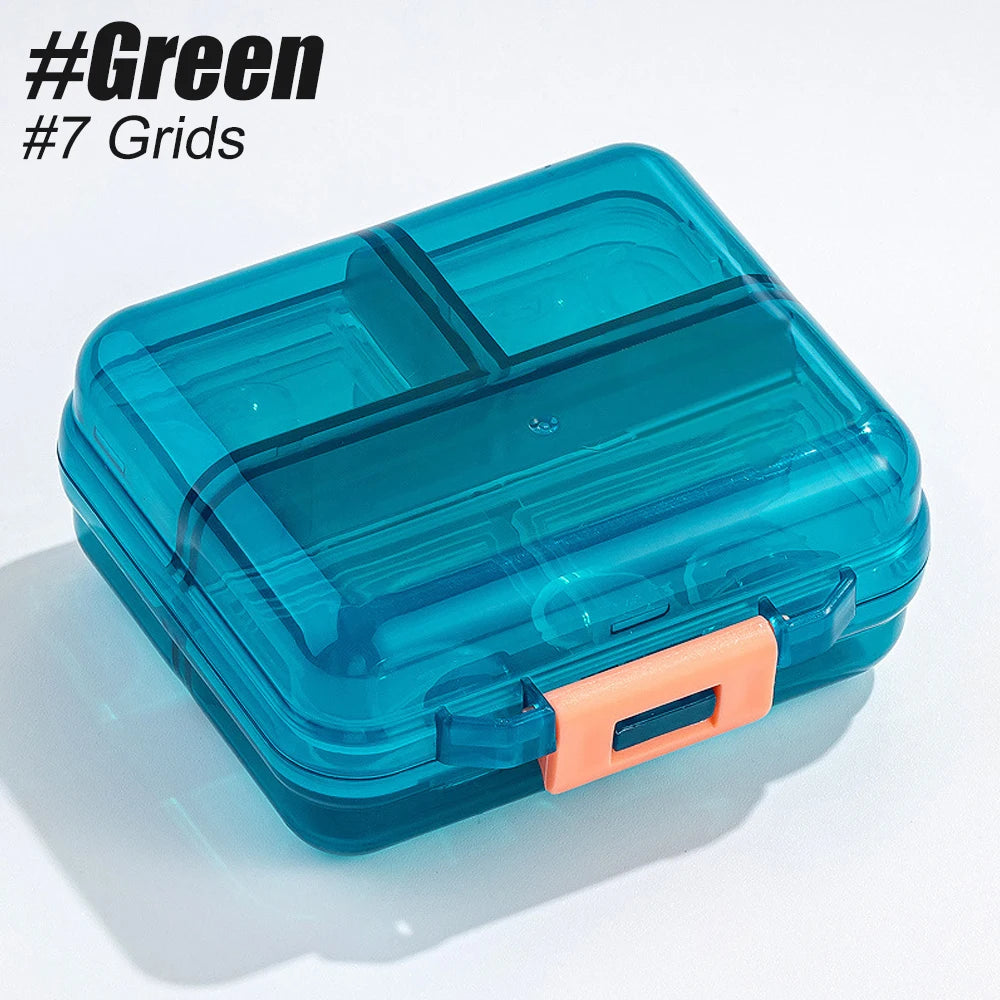 Weekly Pill Organizer 7/8 Compartments – Airtight Travel Pill Box