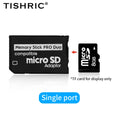 TISHRIC MicroSD TF to MS Pro Duo Adapter for Sony PSP PSV 64GB Memory Card Adapter PRIMED Single Port China Mainland