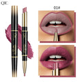 QIC 2-in-1 Waterproof Matte Lip Liner & Lipstick Pencil Lip Liner Lipstick PRIMED 01