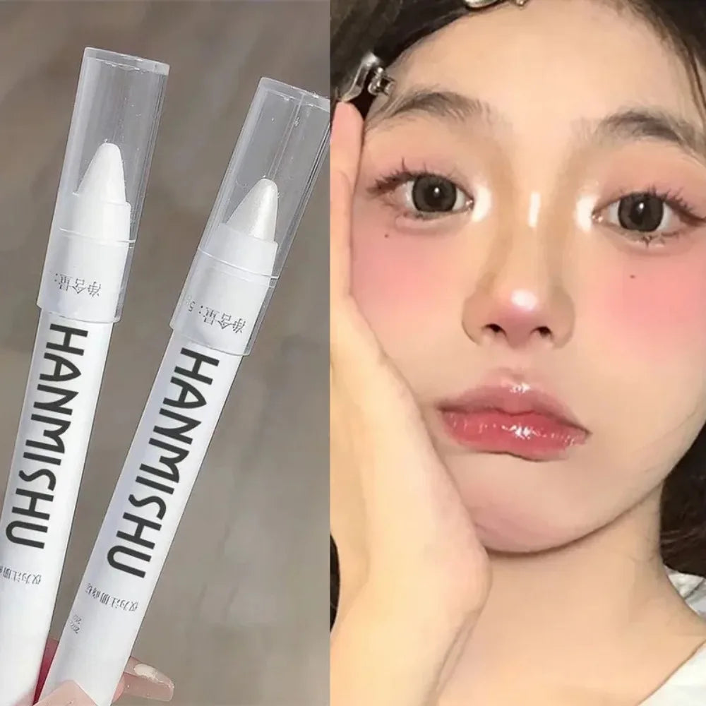 Glitter Highlighter Eyeshadow Stick – Matte & Pearlescent Eye Highlighter Stick PRIMED