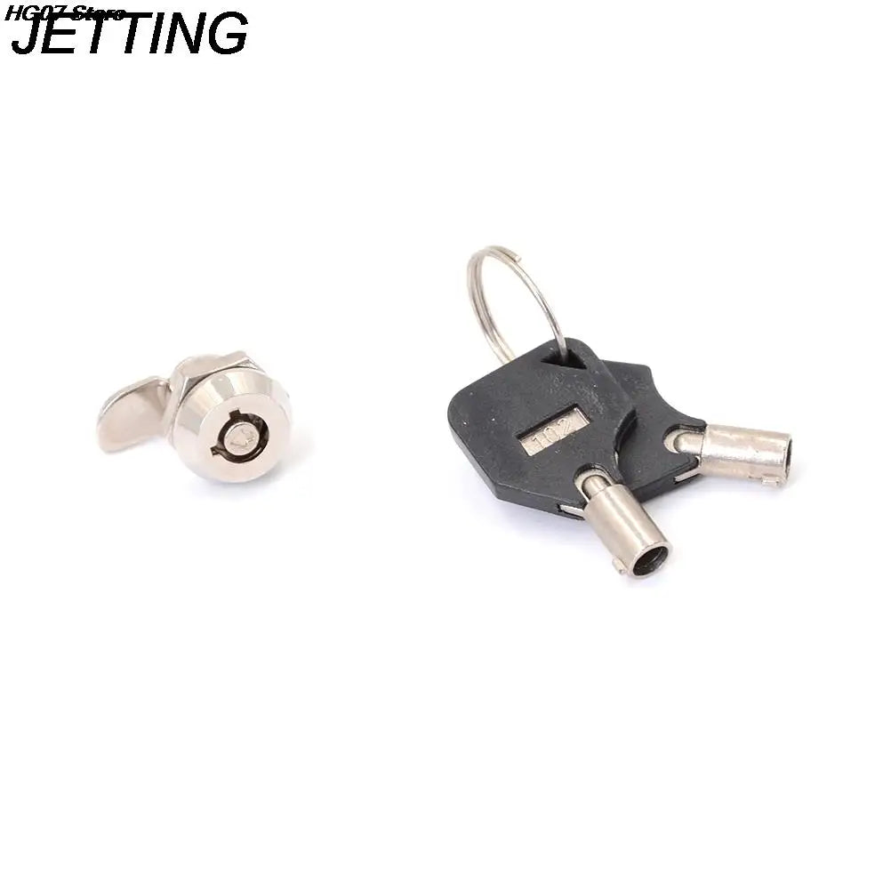 Tubular Cam Lock with 2 Keys – Cabinet Drawer Mailbox 14.5mm