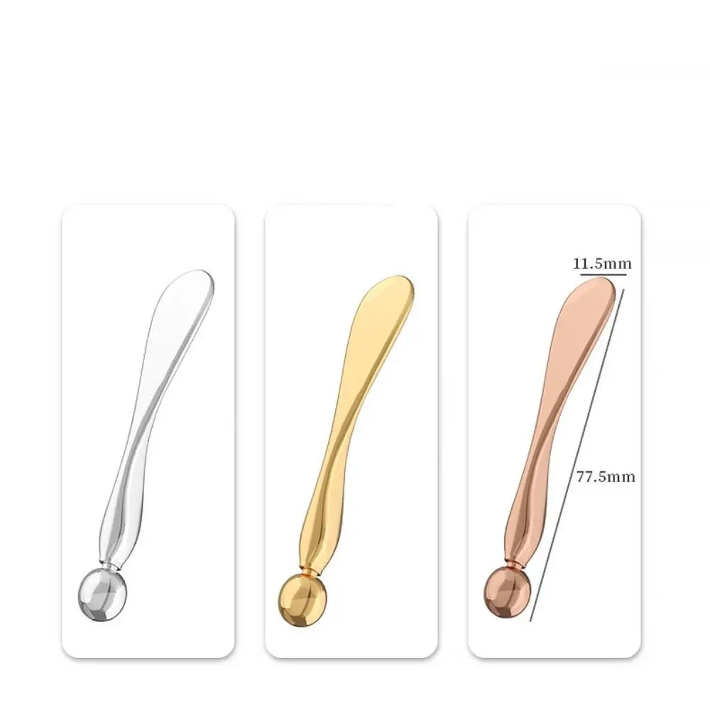 Zinc Alloy Eye Cream Massage Stick & Face Mask Spatula
