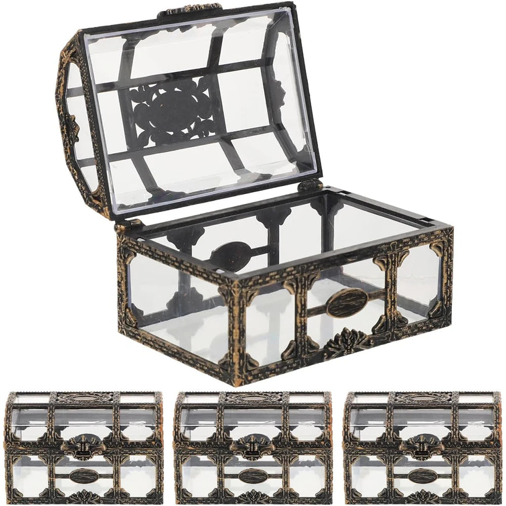 Mini Pirate Treasure Chest Box – Jewelry & Candy Storage Decorative Storage Box PRIMED