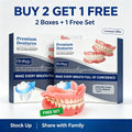 Soft Silicone Snap-On Dentures Full Set – Upper & Lower