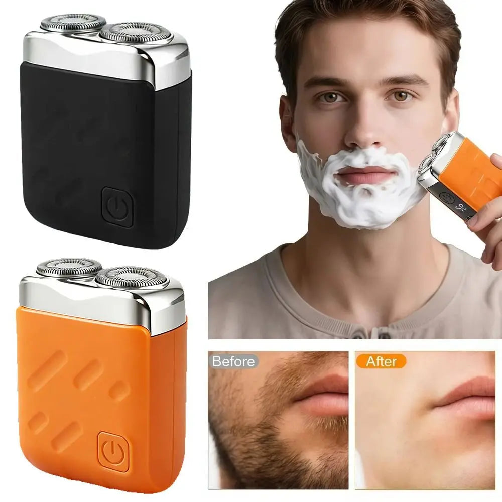 USB Rechargeable Mini Electric Shaver – Dry & Wet Trimmer
