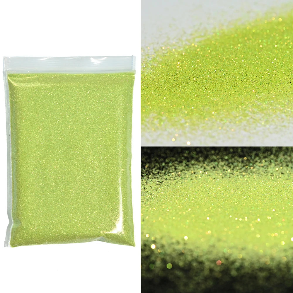 Ultra-Fine Nail Glitter Powder 10g – Pink & Blue Chrome Pigment