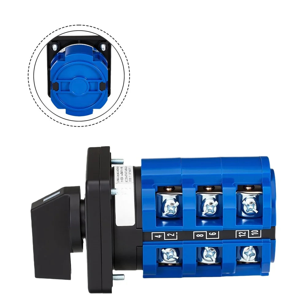 SZW26 3-Position Rotary Transfer Switch | 63A Silver Contacts