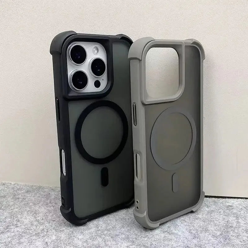 Magnetic Matte Armor iPhone Case | MagSafe Wireless Charging iPhone Armor Case PRIMED