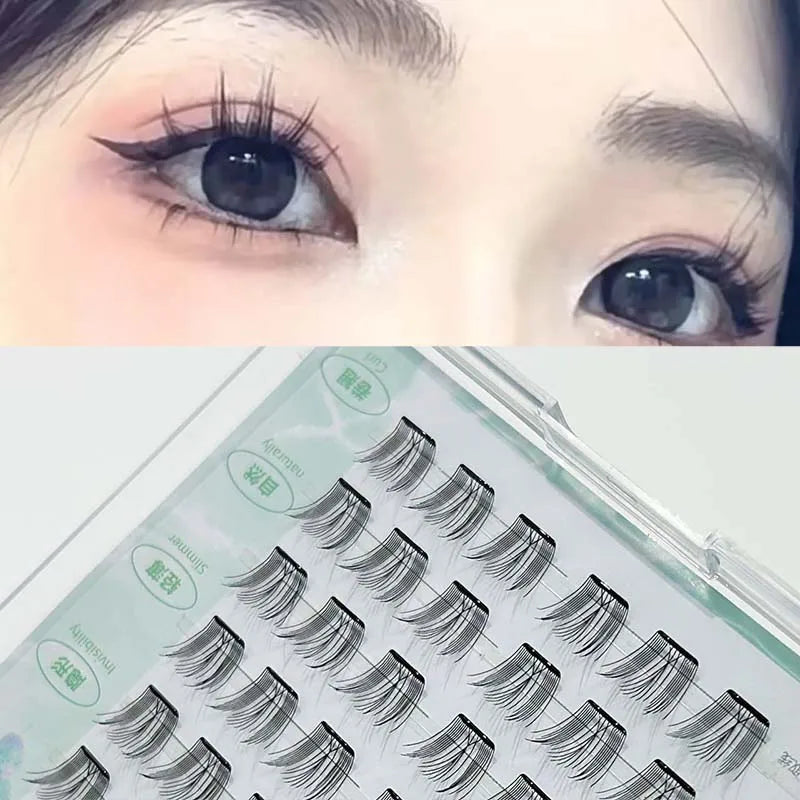DIY Cluster Lashes – Glue-Free Natural False Eyelashes False Eyelashes PRIMED 03