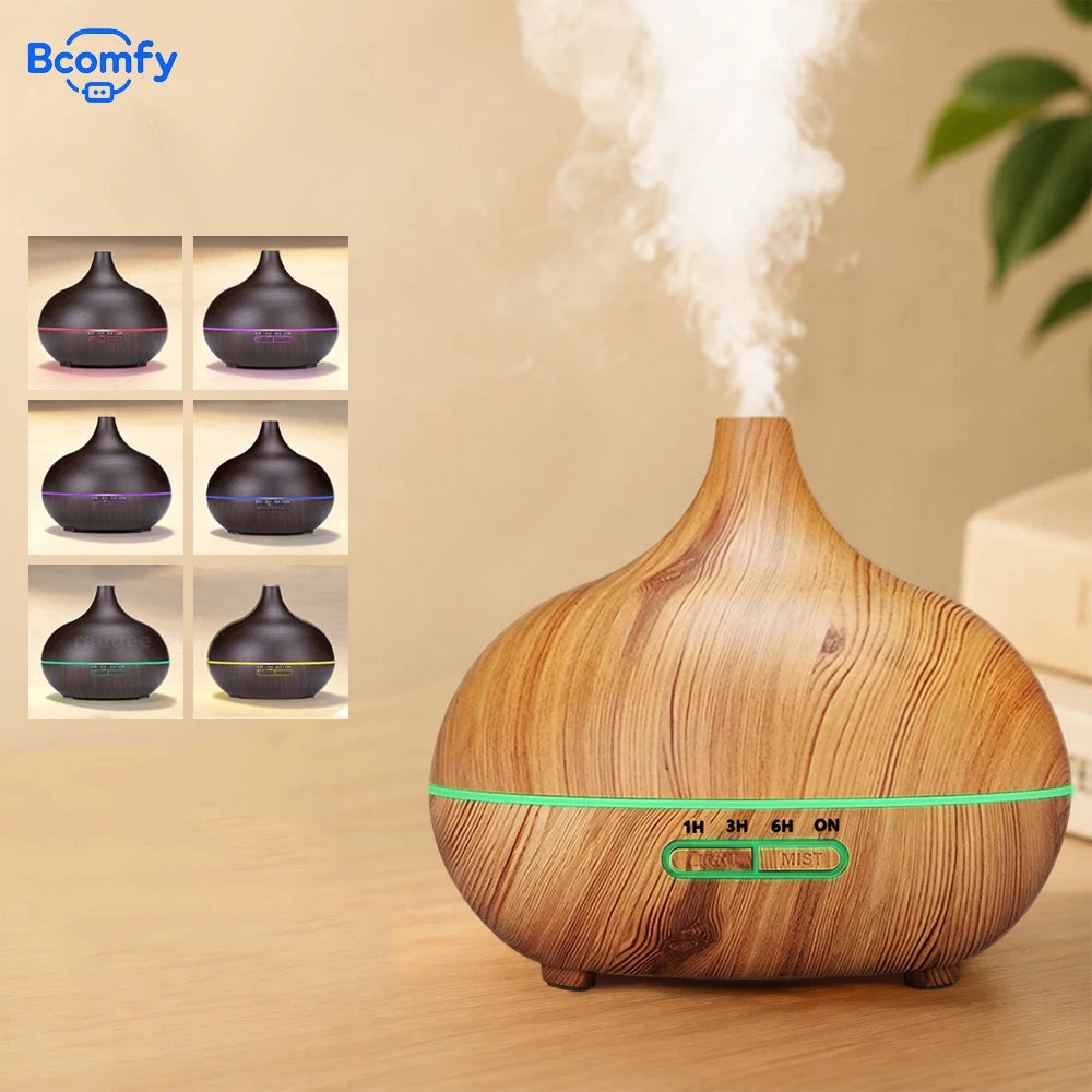 Woodgrain Essential Oil Diffuser & Humidifier USB 500ml