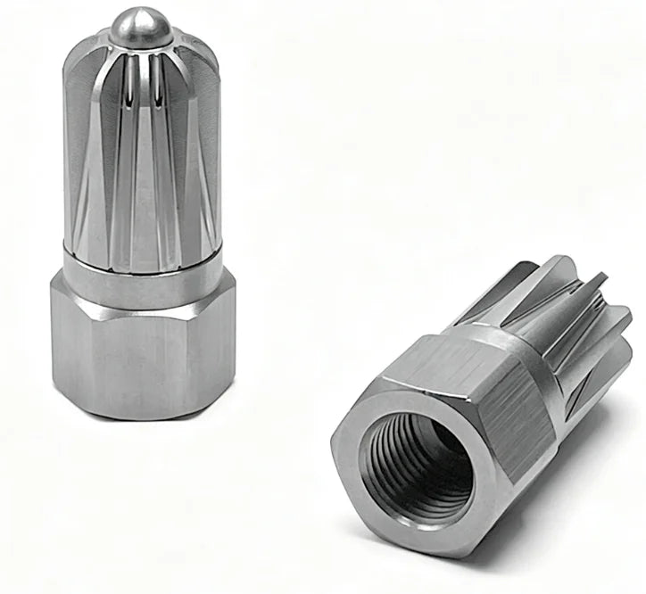 304 Stainless Steel 1/4" Air Flow Nozzle – Compressed Air Cleaning Air Flow Nozzle PRIMED