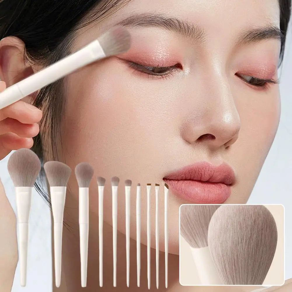 Professional Makeup Brush Set – Foundation, Blush & Eyeshadow