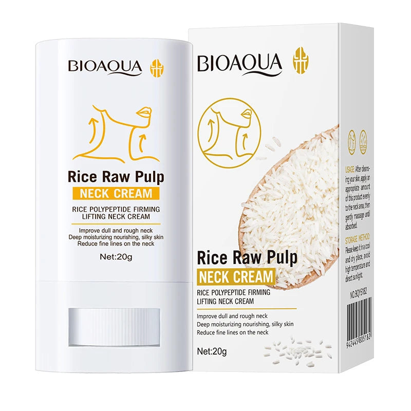 Rice Raw Pulp Moisturizing Skincare Set – Ampoule & Cream