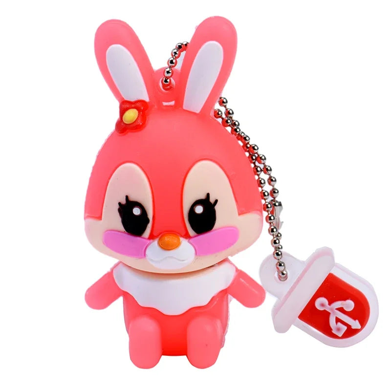 Panda USB 2.0 Flash Drive with Keychain – Kids Gift 4–64GB USB Flash Drive PRIMED 8 GB With Key Chain -B