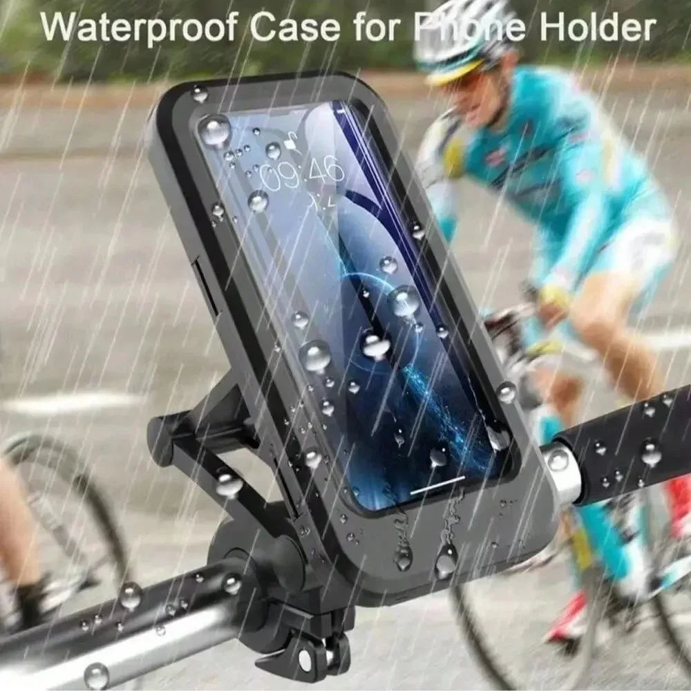 Waterproof Motorcycle Phone Holder – 360° Rotating Bike Mount Motorcycle Phone Mount PRIMED