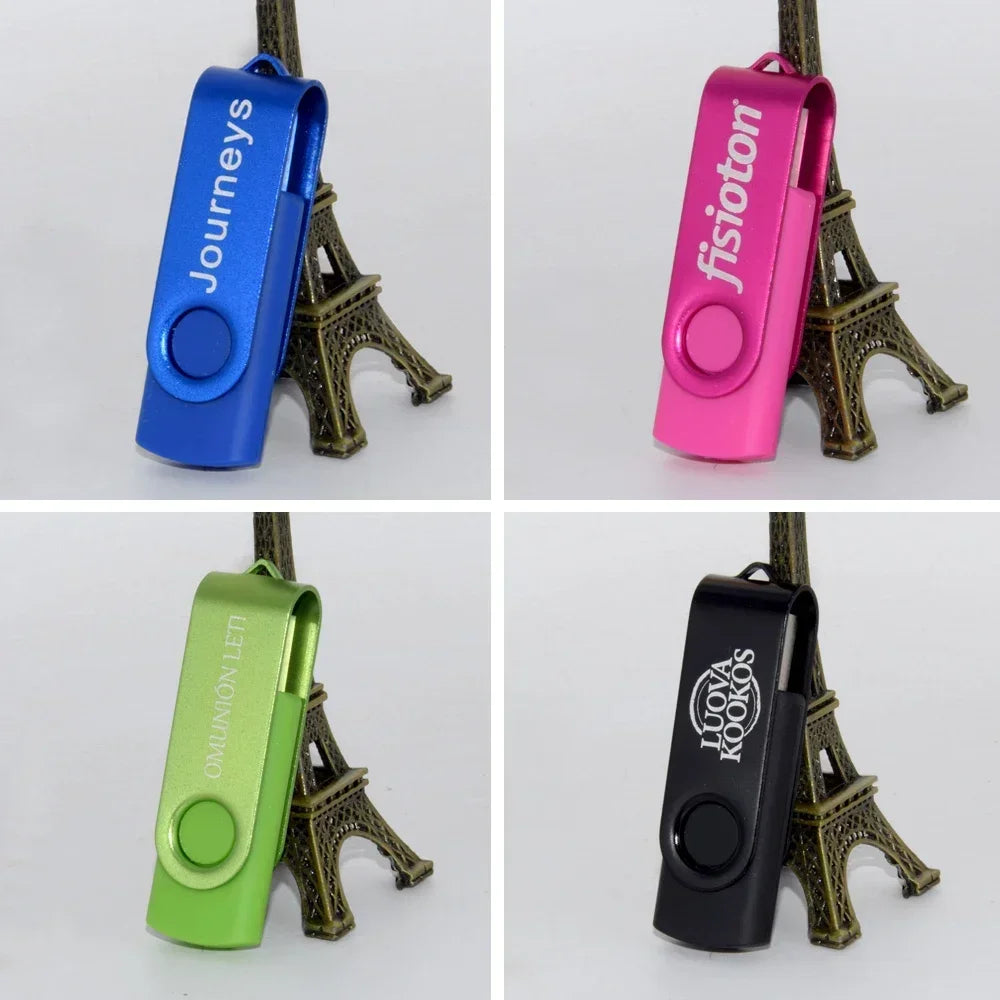 100-Pack USB 2.0 Flash Drives – Free Custom Laser Logo Bulk USB Flash Drives PRIMED