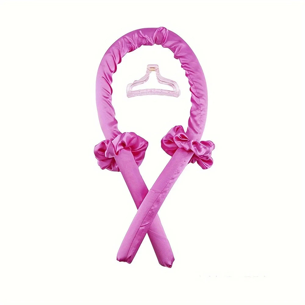 Sponge Hair Curlers Set – 4 Heatless Soft Curling Rods & Scrunchies