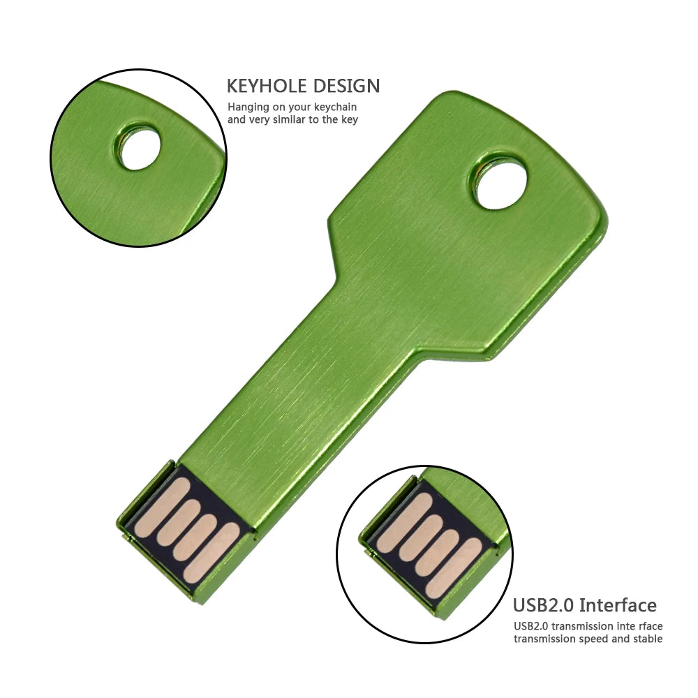 KAWEIDA Metal USB Flash Drive 4GB–128GB | Waterproof Pen Drive USB Flash Drive PRIMED