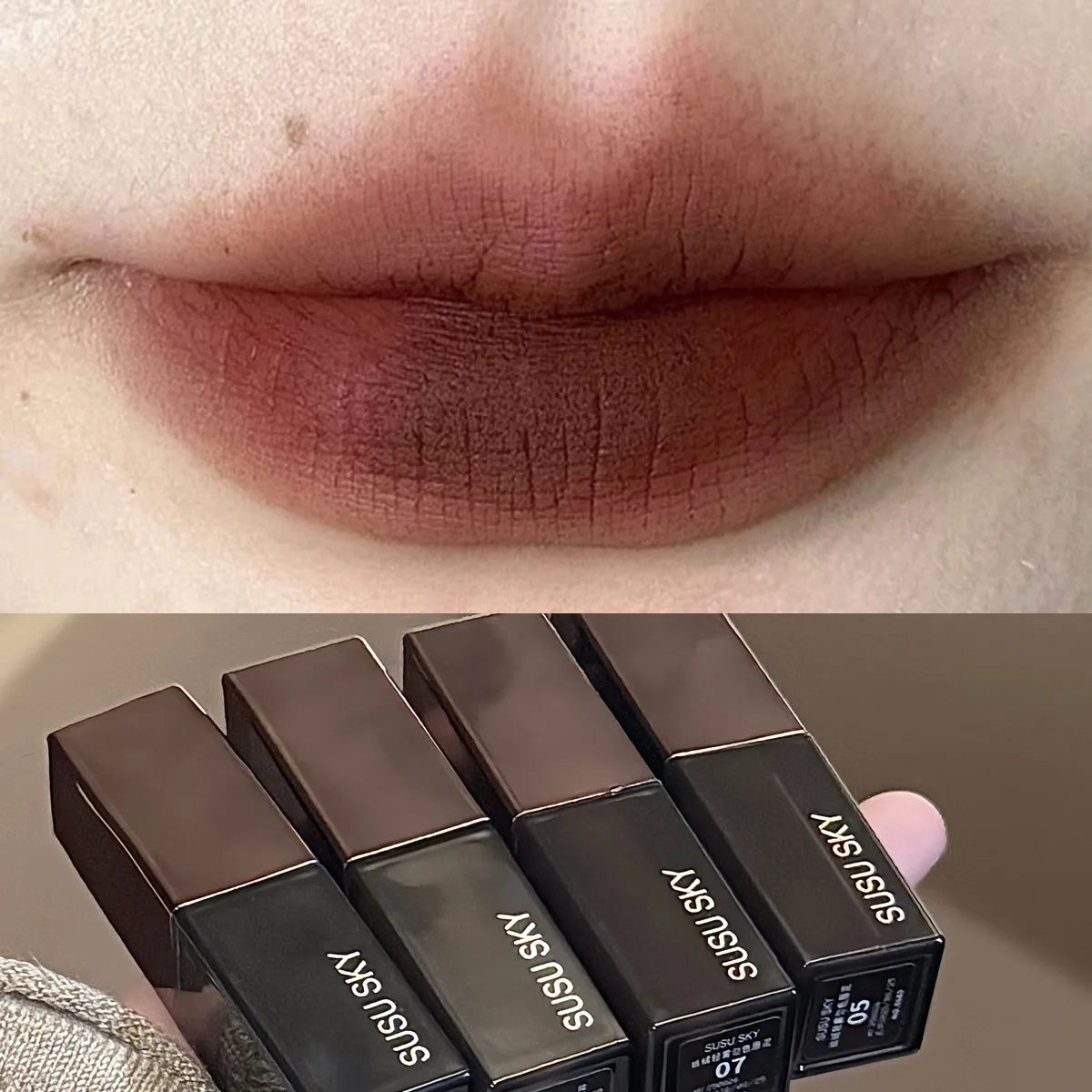 Waterproof Velvet Matte Liquid Lipstick – 7 Colors | ZYXUAQIR