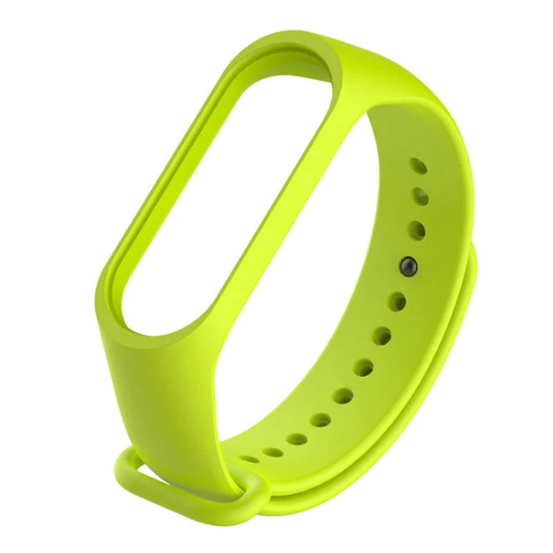 Silicone Strap for Xiaomi Mi Band 3 4 5 6 7 – Sport Band Smartwatch Band PRIMED Light Green For Mi band 7