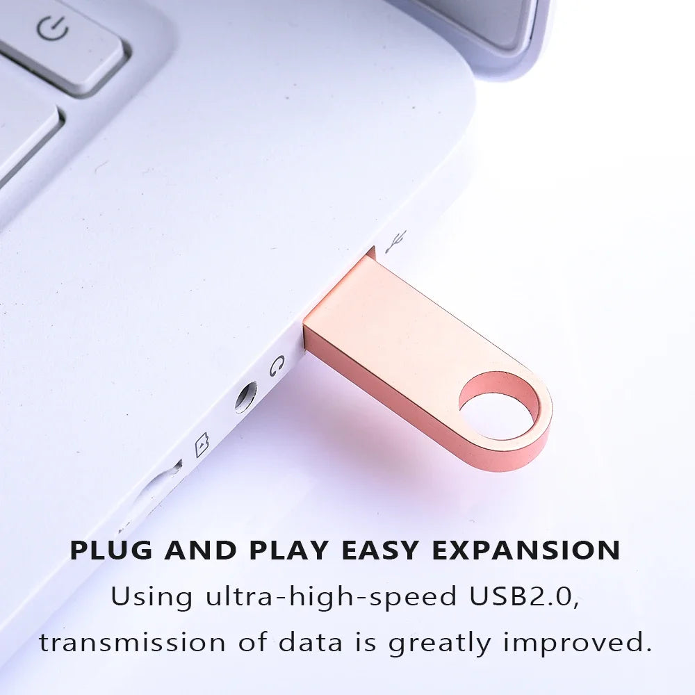 JASTER USB 3.0 Metal Keychain Flash Drive 8GB–128GB USB Flash Drive PRIMED