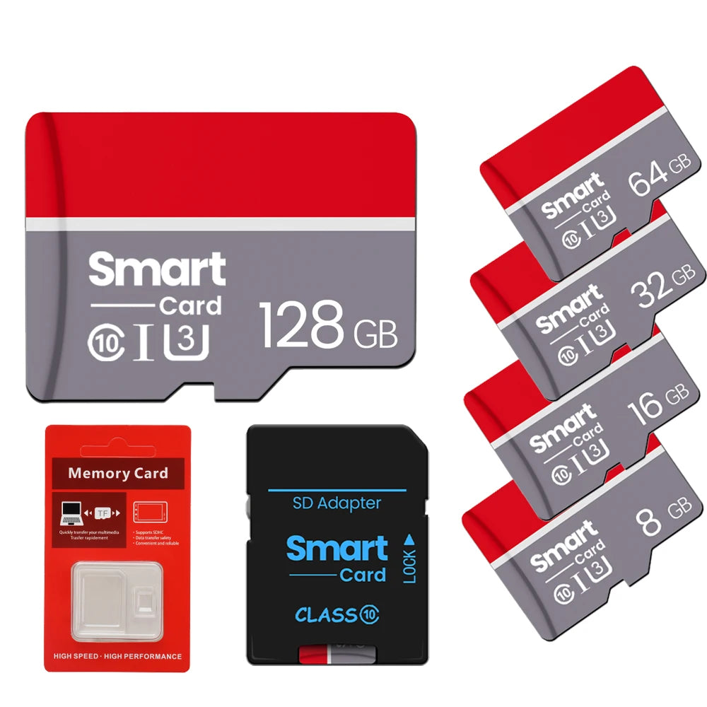 JASTER Micro SD Card 4GB–256GB Class 10 U3 V30 A1 Flash Flash Memory Card PRIMED