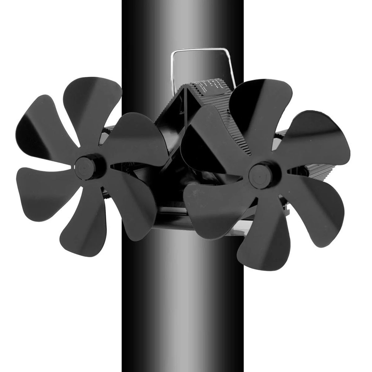 Thermal Fireplace Fan – 12-Blade Wall Mount | 160-200 CFM