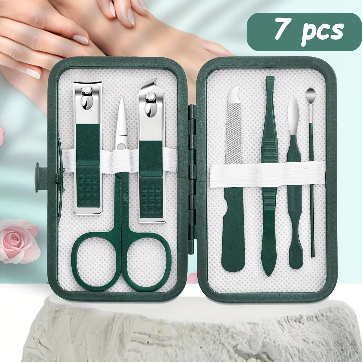 Stainless Steel Nail Clippers & Pedicure Manicure Set