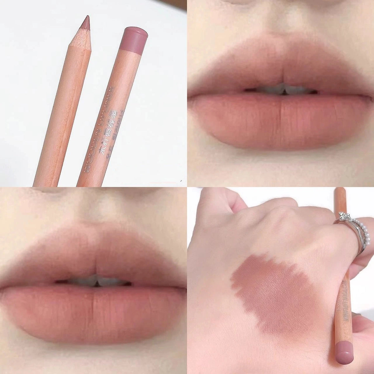 Velvet Matte Lip Liner Pencil – Waterproof Nude Contour Lip Liner Pencil PRIMED 03 Coffee