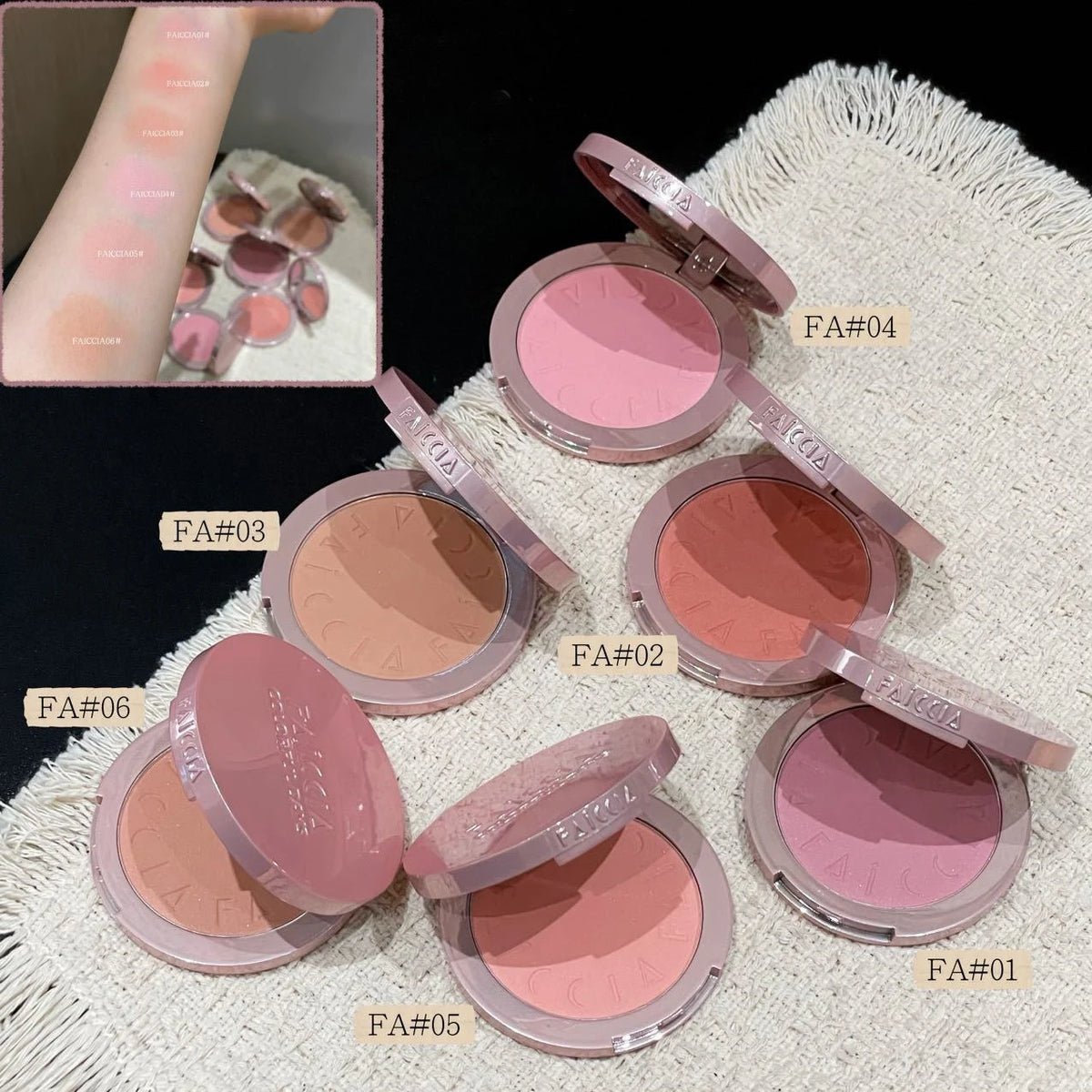 Matte Blush Powder – Buildable Silky Natural Flush Cheek Color Matte Blush Powder PRIMED