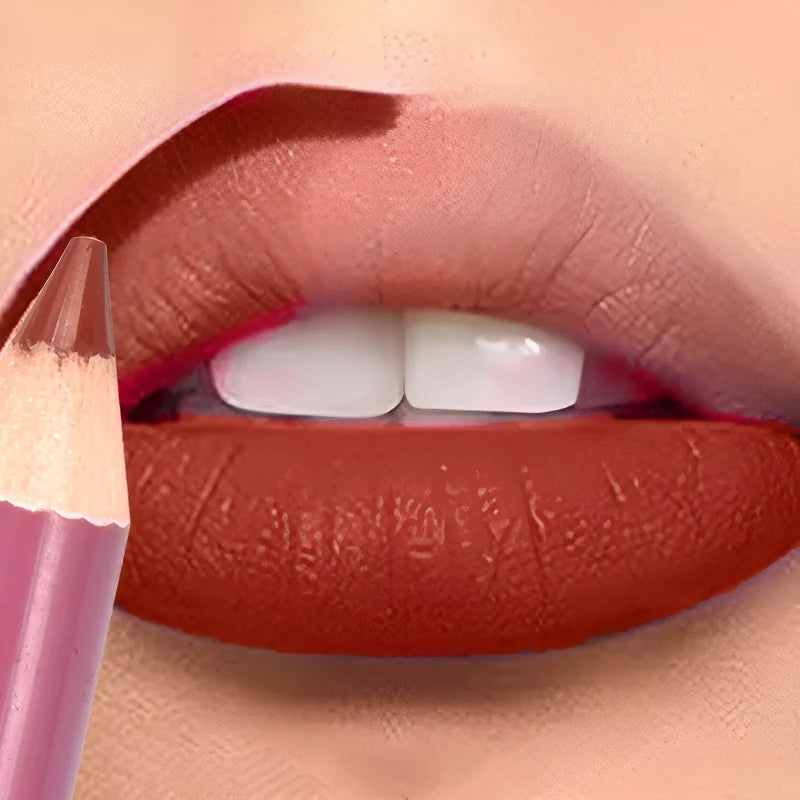 Waterproof Matte Lip Liner Pencil | 28 Shades, Long-Lasting