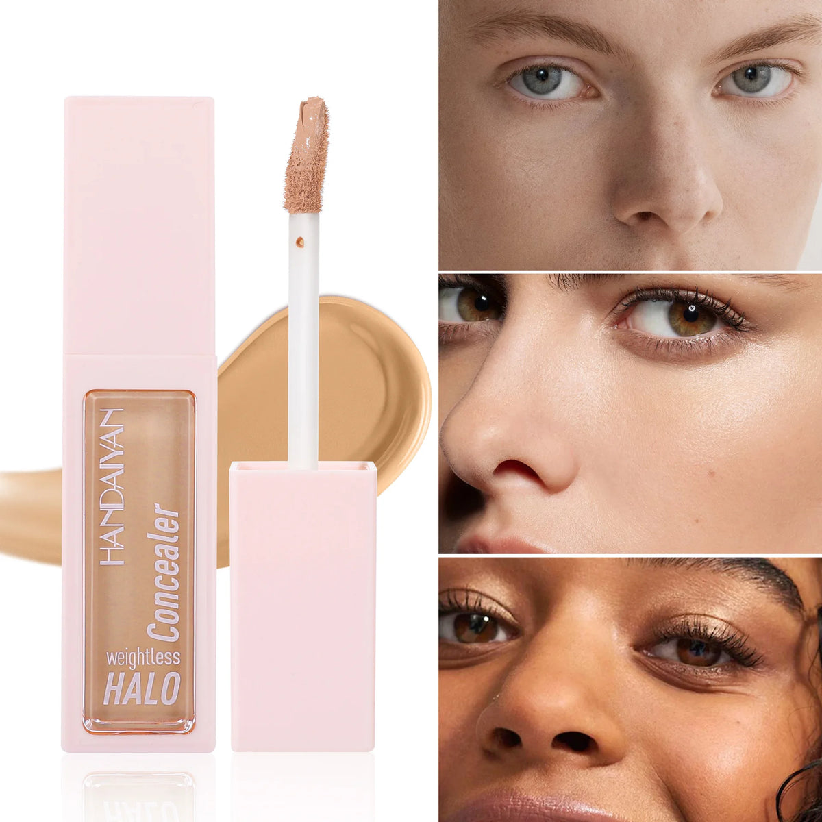 Handaiyan Matte Liquid Concealer – Full Coverage, 8 Shades