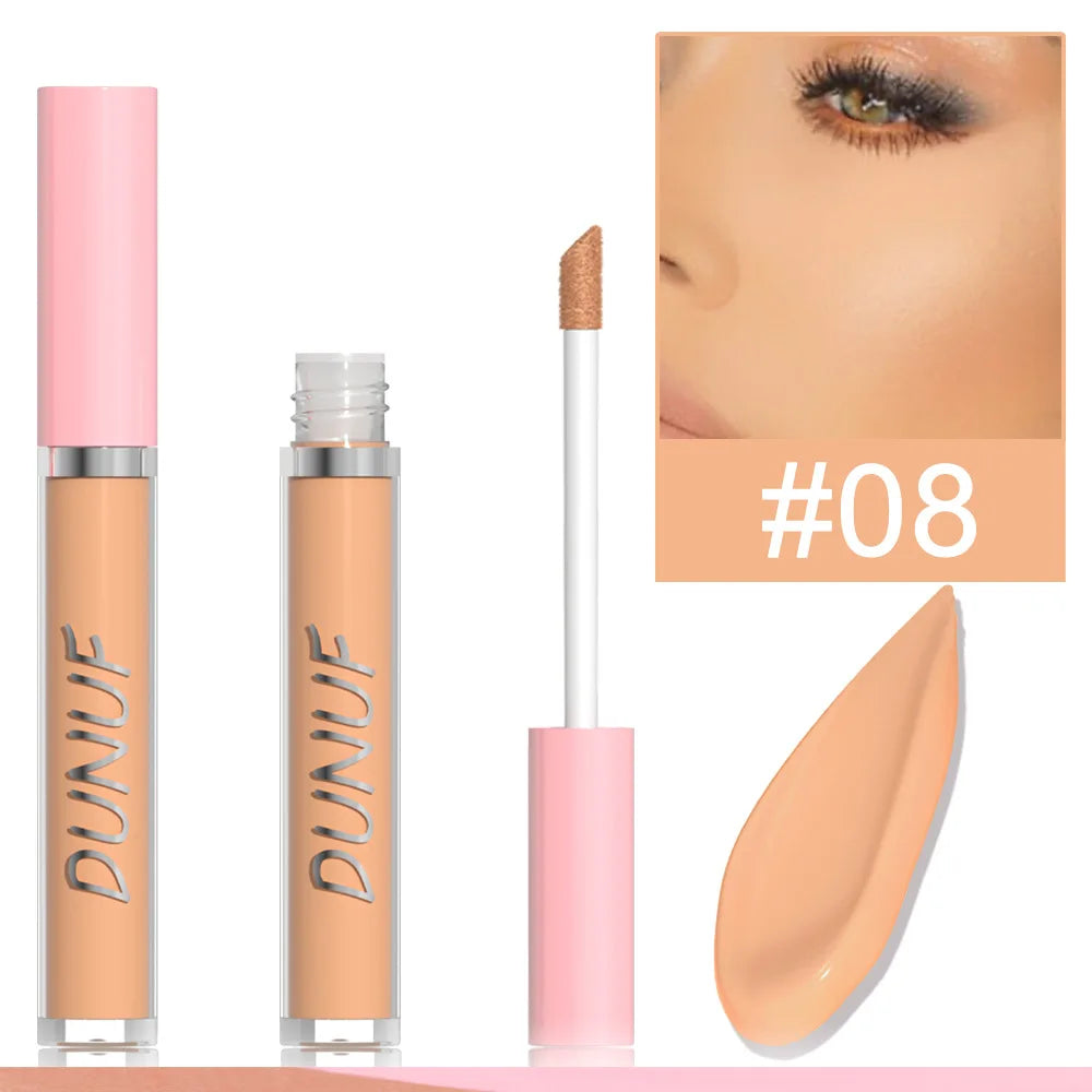 DUNUF Waterproof Liquid Concealer | Full Coverage, 8 Shades