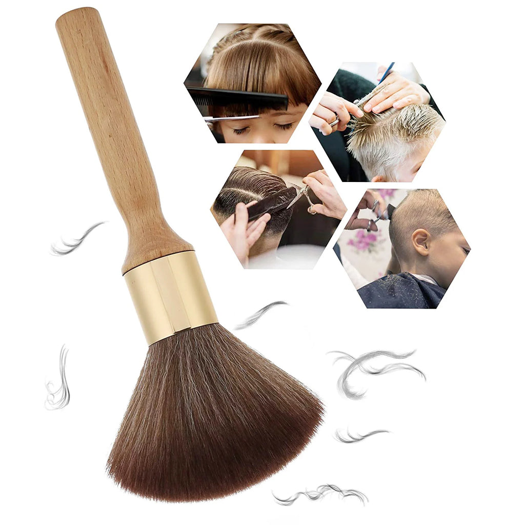 Professional Barber Neck Brush – Soft Nylon Hair Duster Barber Neck Brush PRIMED