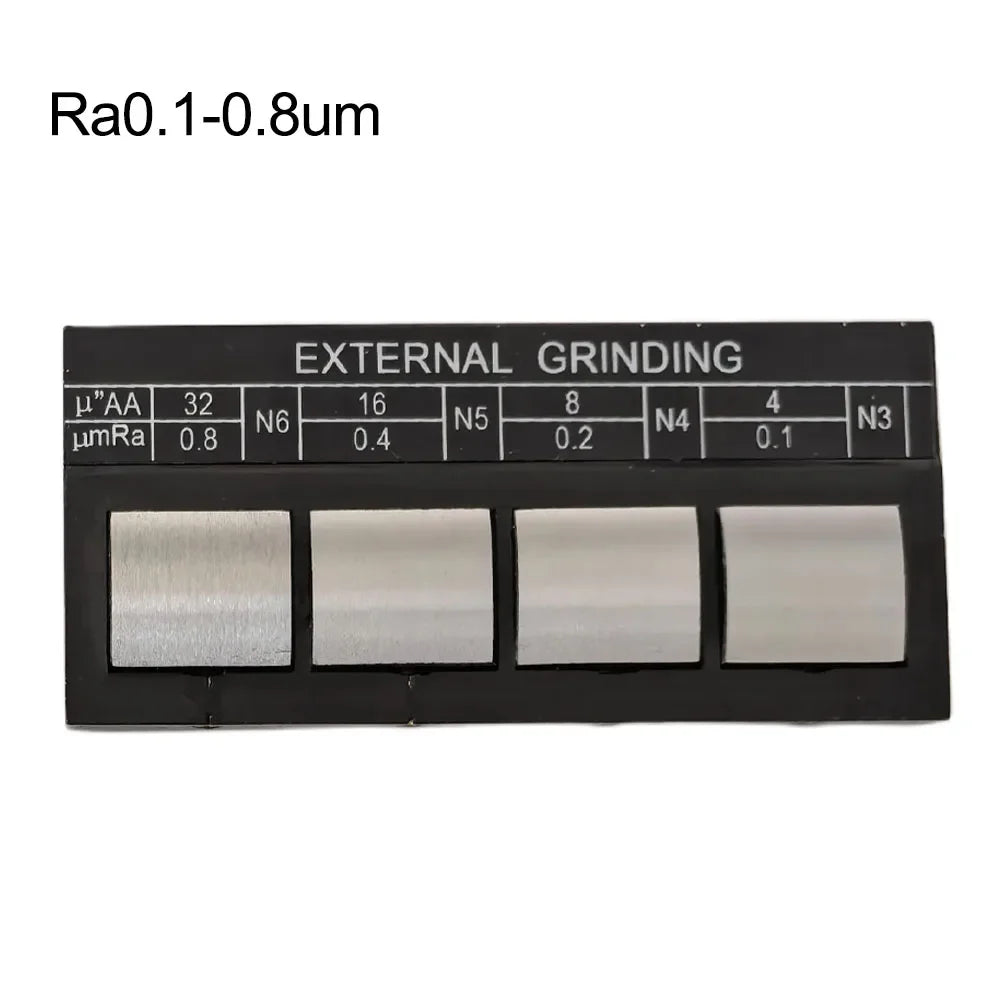 Surface Roughness Comparator Sample Block Set – Lathe & Milling