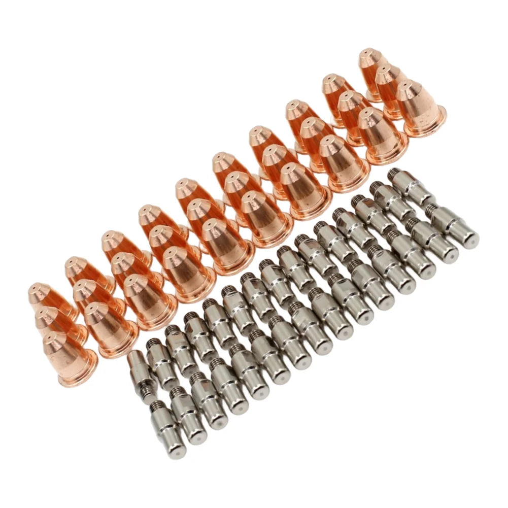 60-Pc S45 Plasma Torch Electrodes & Nozzles – Trafimet Kit Plasma Torch Consumables PRIMED