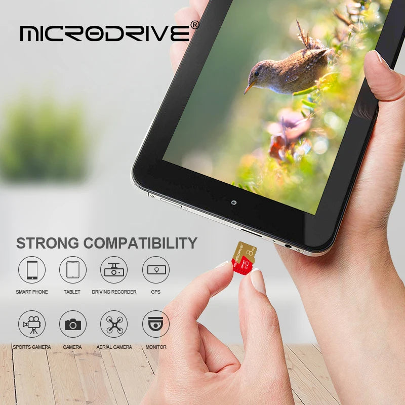 MicroDrive Micro SD Card Class 10 | 128MB–16GB TF Flash Card Flash Memory Card PRIMED