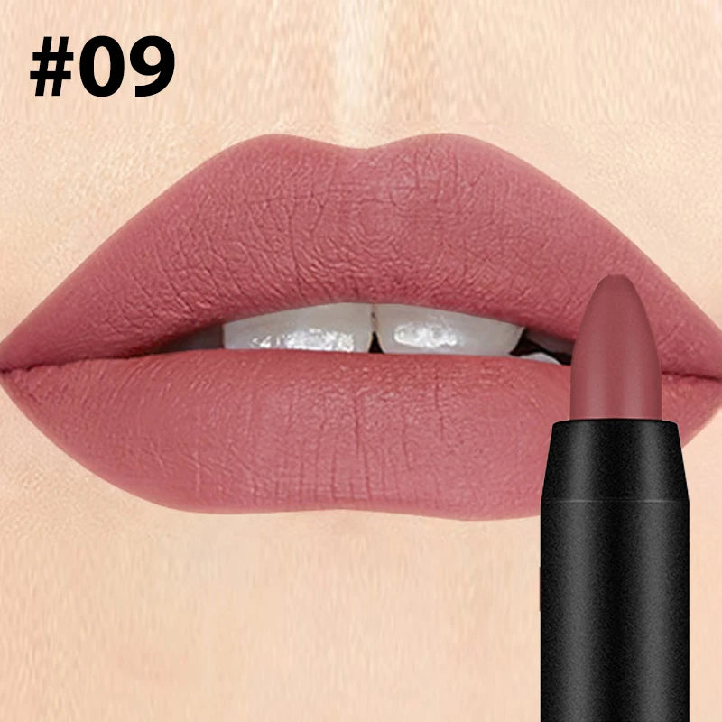 Velvet Matte Lipstick – 19 Shades, Long-Wear & Moisturizing